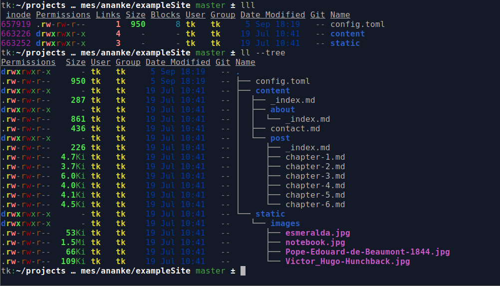 exa output