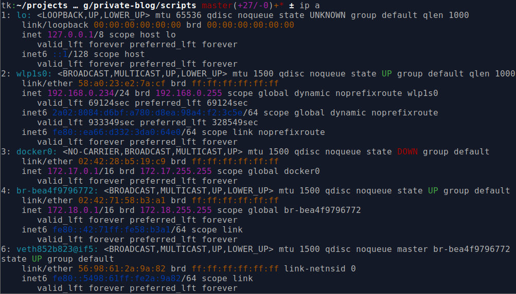 ip output